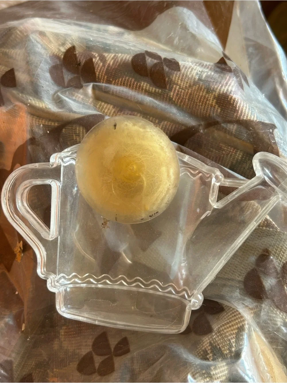 Vintage 1960s Plastic Watering Can Shaped Vase With Suction